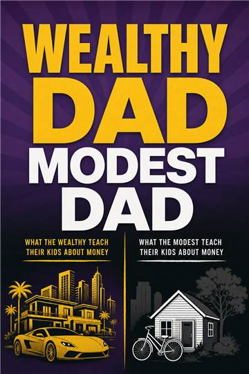 Capa de Wealthy Dad Modest Dad